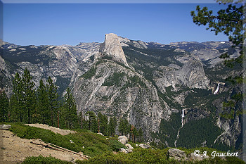 Blick auf Half Dome